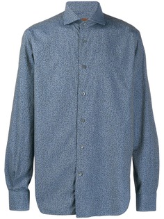 Corneliani рубашка с цветочным принтом