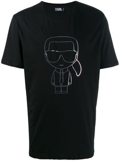 Karl Lagerfeld футболка с принтом Ikonik