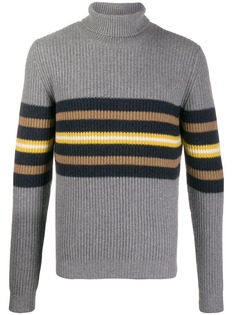 Manuel Ritz stripe trim jumper
