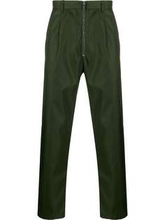 Prada straight-leg zipped trousers