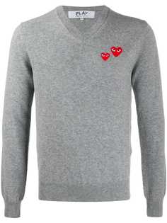 Comme Des Garçons Play twin-heart sweater