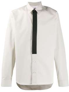Jil Sander plain contrasting-panel shirt