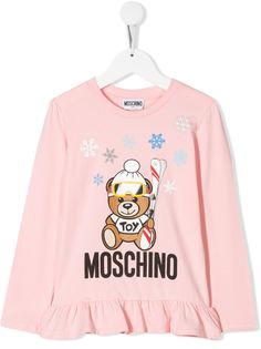 Moschino Kids graphic print dress