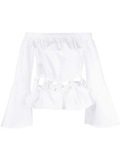 Zac Zac Posen рубашка Stacie с открытыми плечами