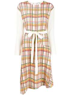 Loewe check T-shirt dress