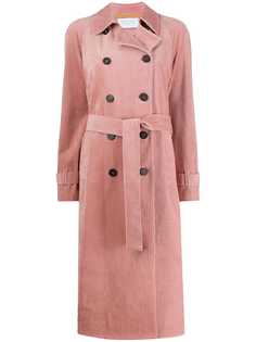 Harris Wharf London double-breasted corduroy coat