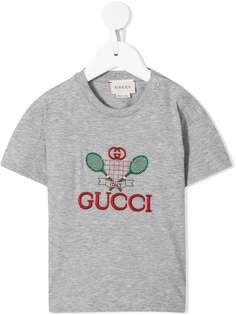 Gucci Kids embroidered logo T-shirt