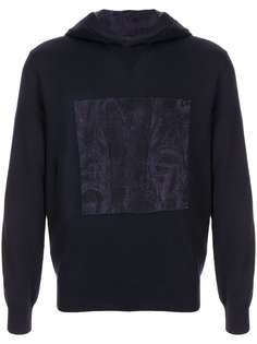 Giorgio Armani contrast print hoodie