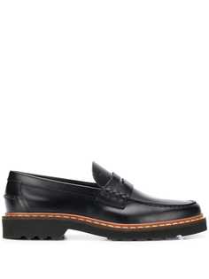 Tods slip-on stitch detail loafers Tod`S