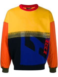 Iceberg color-block knit sweater