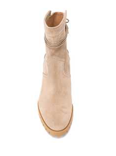 Aquazzura lace-up low-heel ankle boots