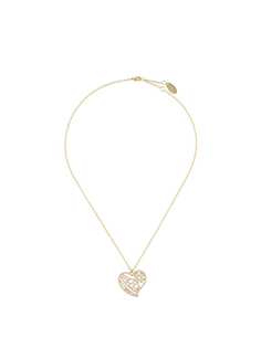 Vivienne Westwood logo heart pendant necklace