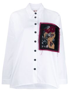 Antonio Marras loose-fit patched shirt