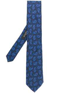 Etro галстук с узором "пейсли"