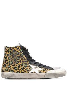 Golden Goose Superstar leopard print sneakers