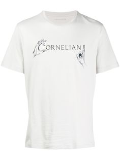 Corneliani футболка с логотипом