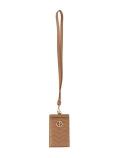 Giorgio Armani logo quilted badge