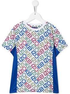 Kenzo Kids all-over logo T-shirt