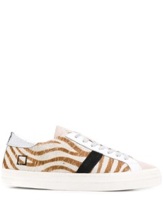 D.A.T.E. striped low-top sneakers