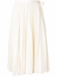 Dice Kayek accordion pleat midi skirt
