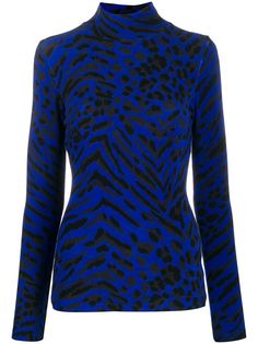 Blumarine Maglia animal pattern jumper