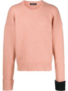 Neil Barrett oversized contrasting-cuff jumper