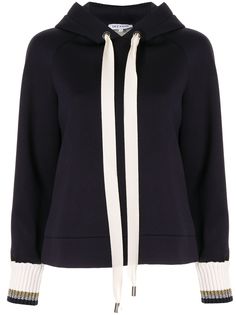 Dice Kayek glitter trim hoodie