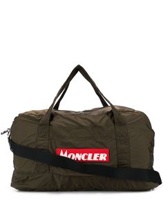 Moncler logo patch holdall