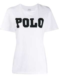 Polo Ralph Lauren футболка с декорированным логотипом