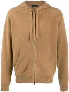 Z Zegna cashmere zip-up hoodie