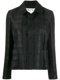 Comme Des Garçons Comme Des Garçons check pattern blazer