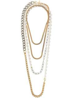 Marni long multi-chain necklace