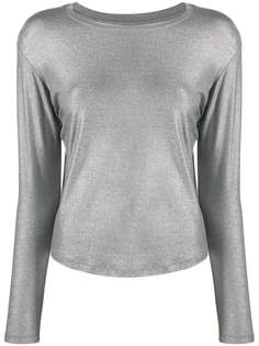 Majestic Filatures glitter-effect long sleeve top