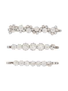 Alessandra Rich set of three embellished hair slides