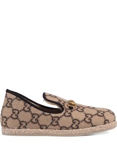 Gucci GG wool loafers
