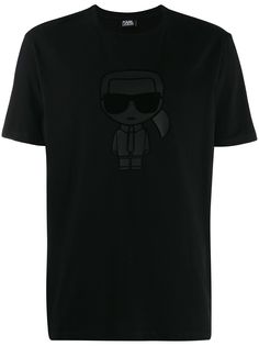 Karl Lagerfeld футболка Ikonik с принтом
