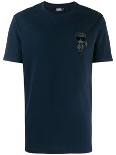 Karl Lagerfeld футболка Ikonik с принтом и круглым вырезом