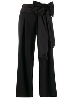 Moschino bow ribbon cropped trousers