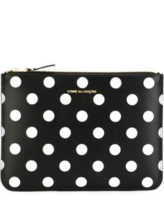 Comme Des Garçons Wallet клатч в крупный горох