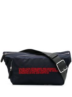 Calvin Klein 205W39nyc slogan embroidered belt bag