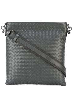 Bottega Veneta кожаная плетеная сумка на плечо