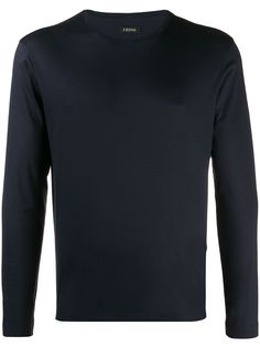 Z Zegna топ с круглым вырезом