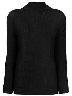 Issey Miyake fitted knit top