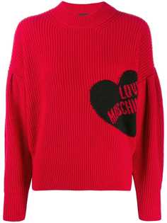 Love Moschino джемпер в рубчик