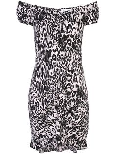 Milly платье с леопардовым принтом и сборками