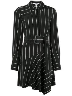 Derek Lam 10 Crosby платье-рубашка асимметричного кроя с поясом