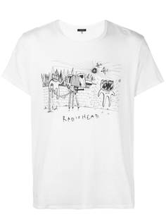 R13 футболка с принтом Radiohead