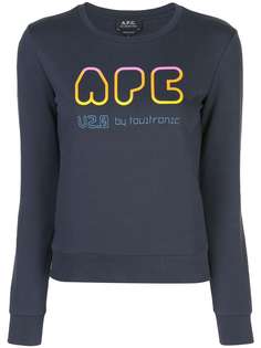 A.P.C. джемпер с логотипом