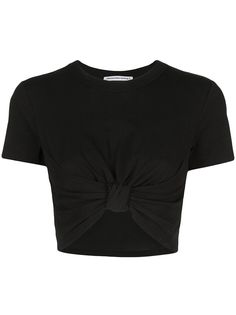 Alexander Wang футболка с драпировкой