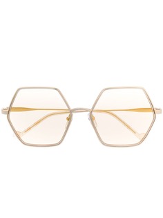 LIU JO солнцезащитные очки в оправе геометричной формы